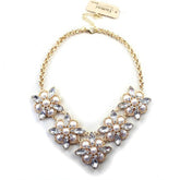 Kaamastra Ethnic Crew Stacked Pearl Necklace